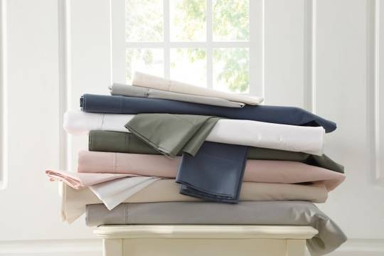 MM Linen - Pure Cotton 250 Thread Count Sheet Set - Denim